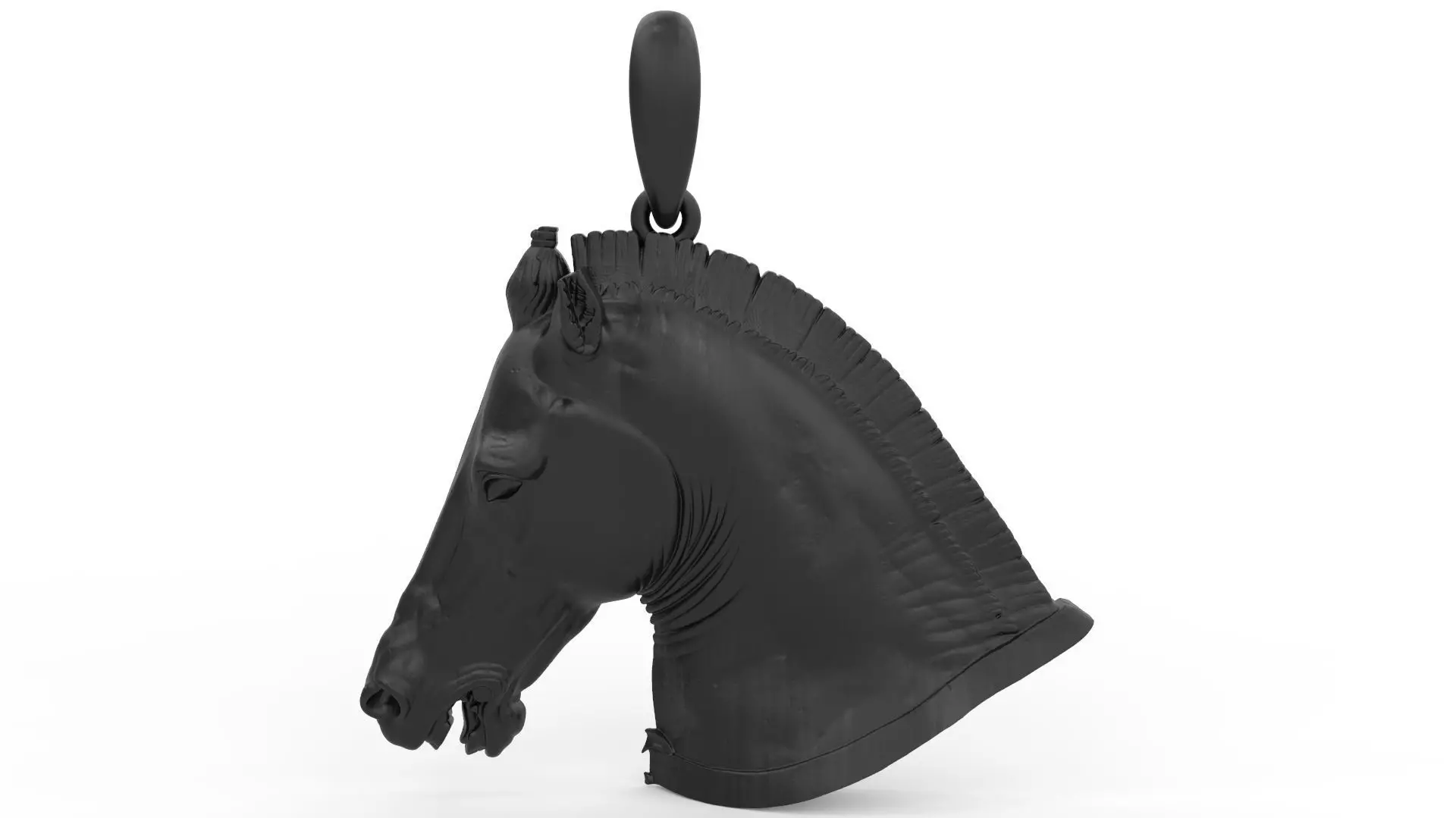 Horse Pendant 02 3D print model