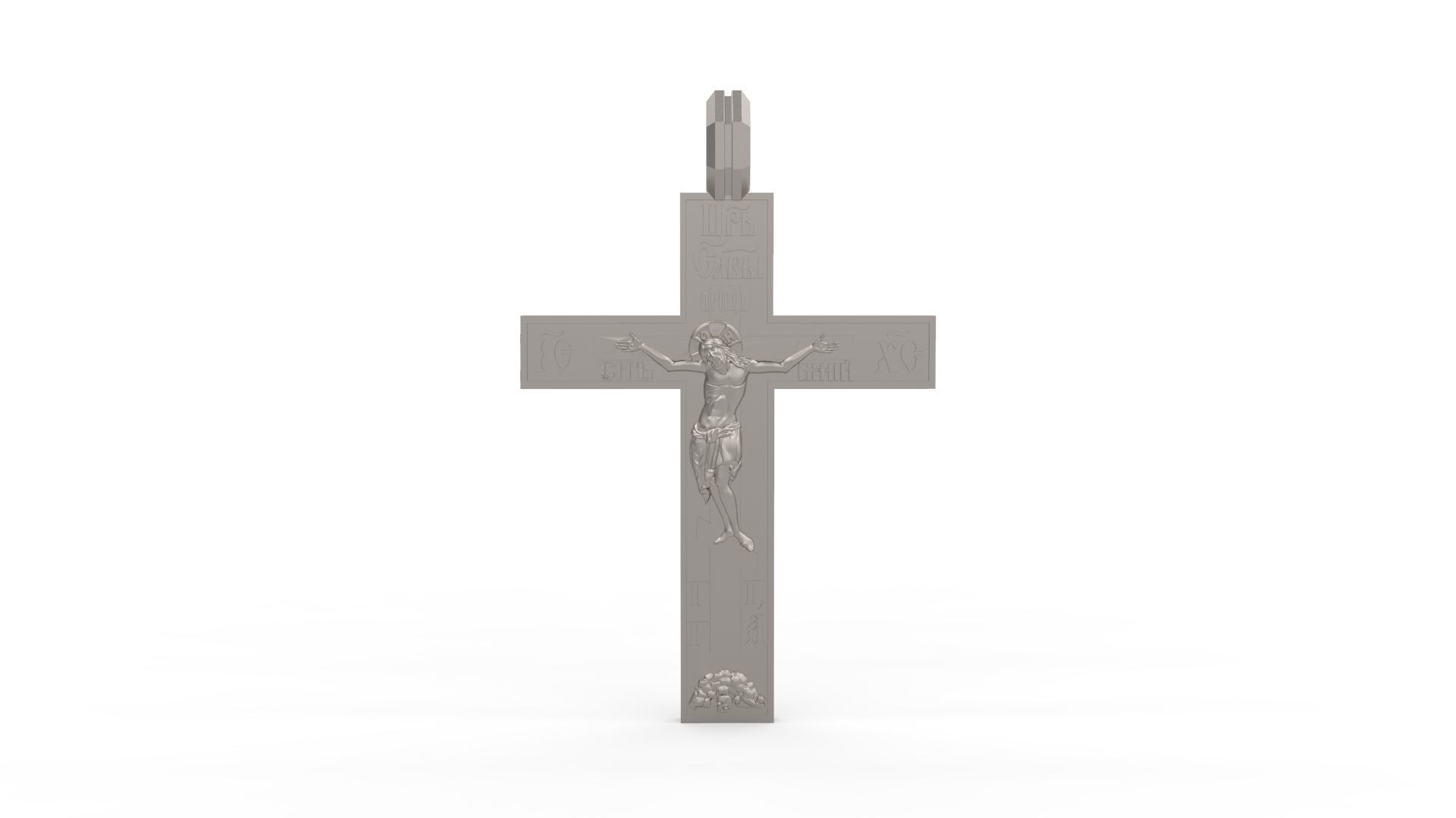 Jesus Cross 01 3D print model_3