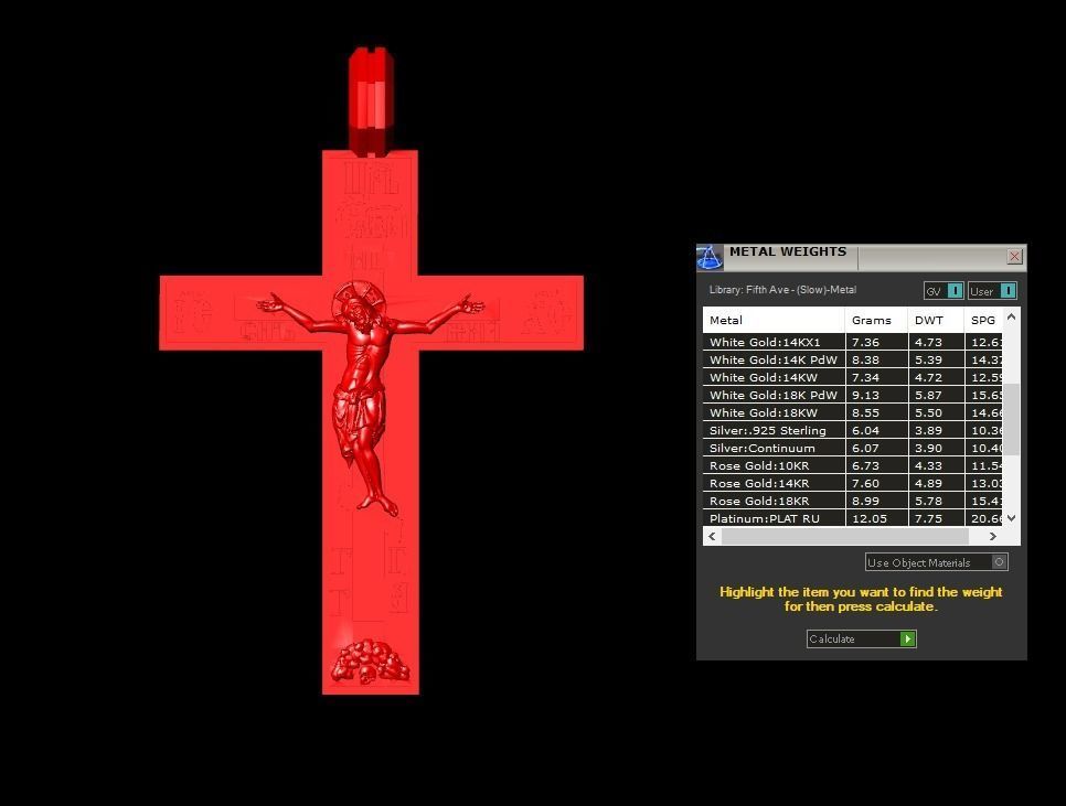 Jesus Cross 01 3D print model_11