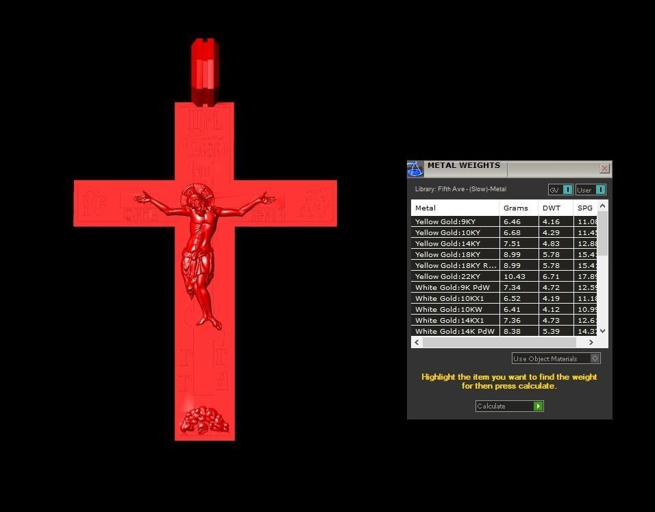 Jesus Cross 01 3D print model_10