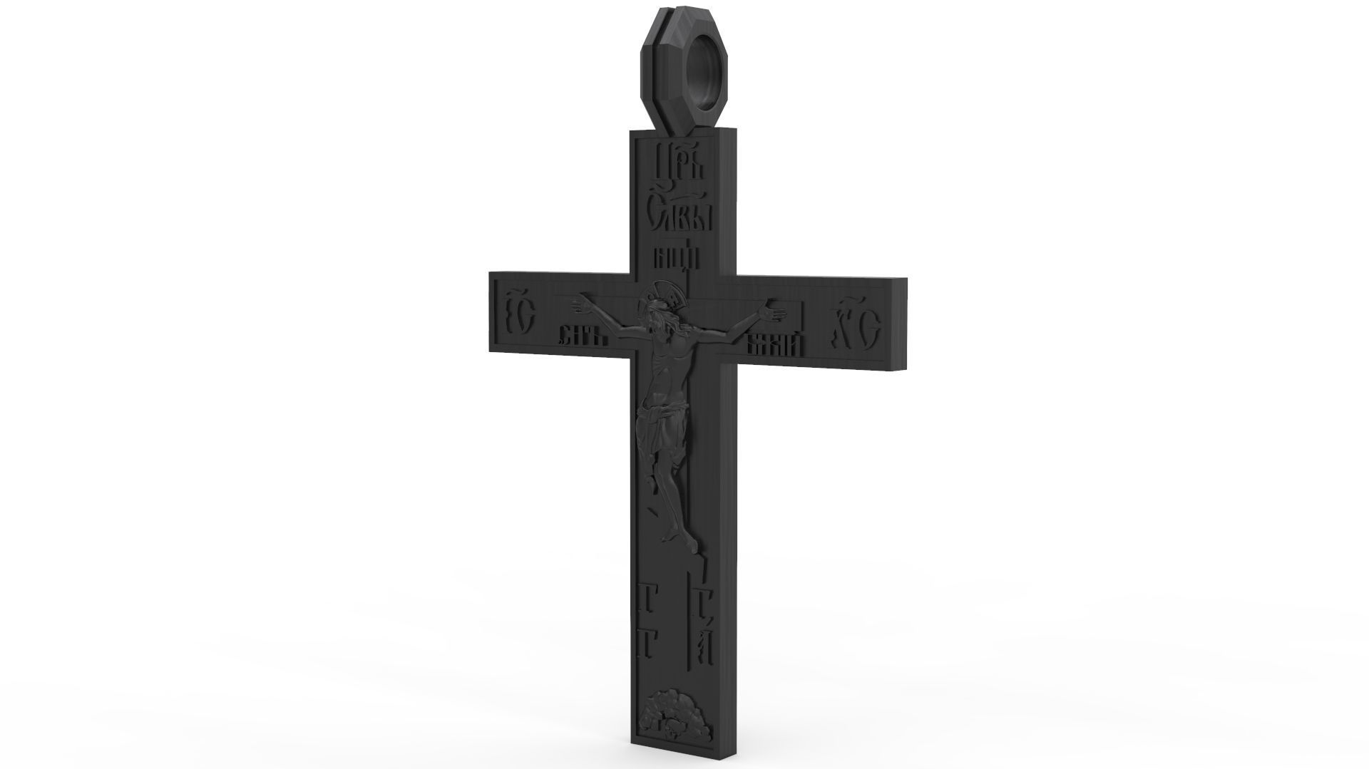 Jesus Cross 01 3D print model_1