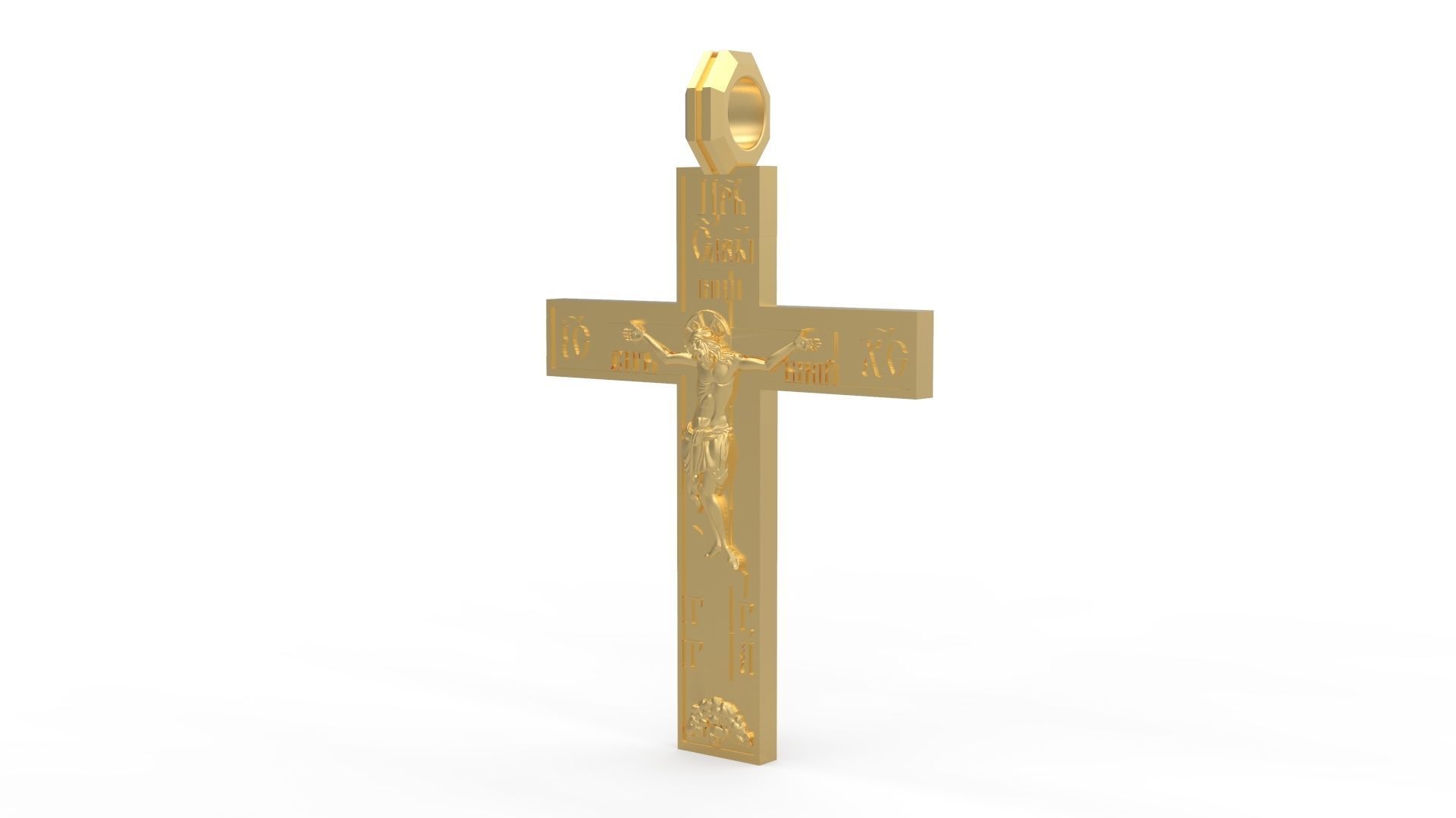 Jesus Cross 01 3D print model_5