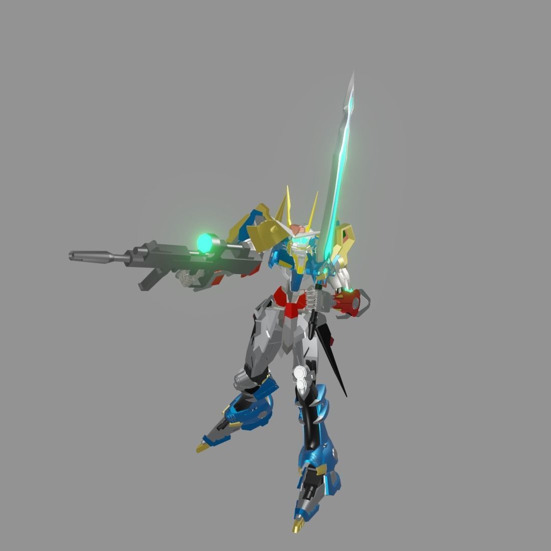 The Mecha Attacker 9 3D model_8