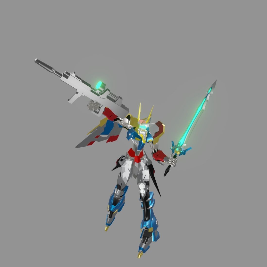 The Mecha Attacker 9 3D model_12