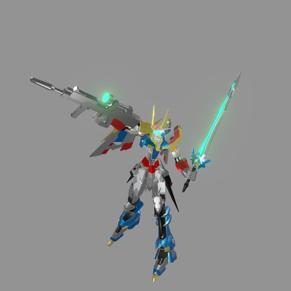 The Mecha Attacker 9 3D model_10