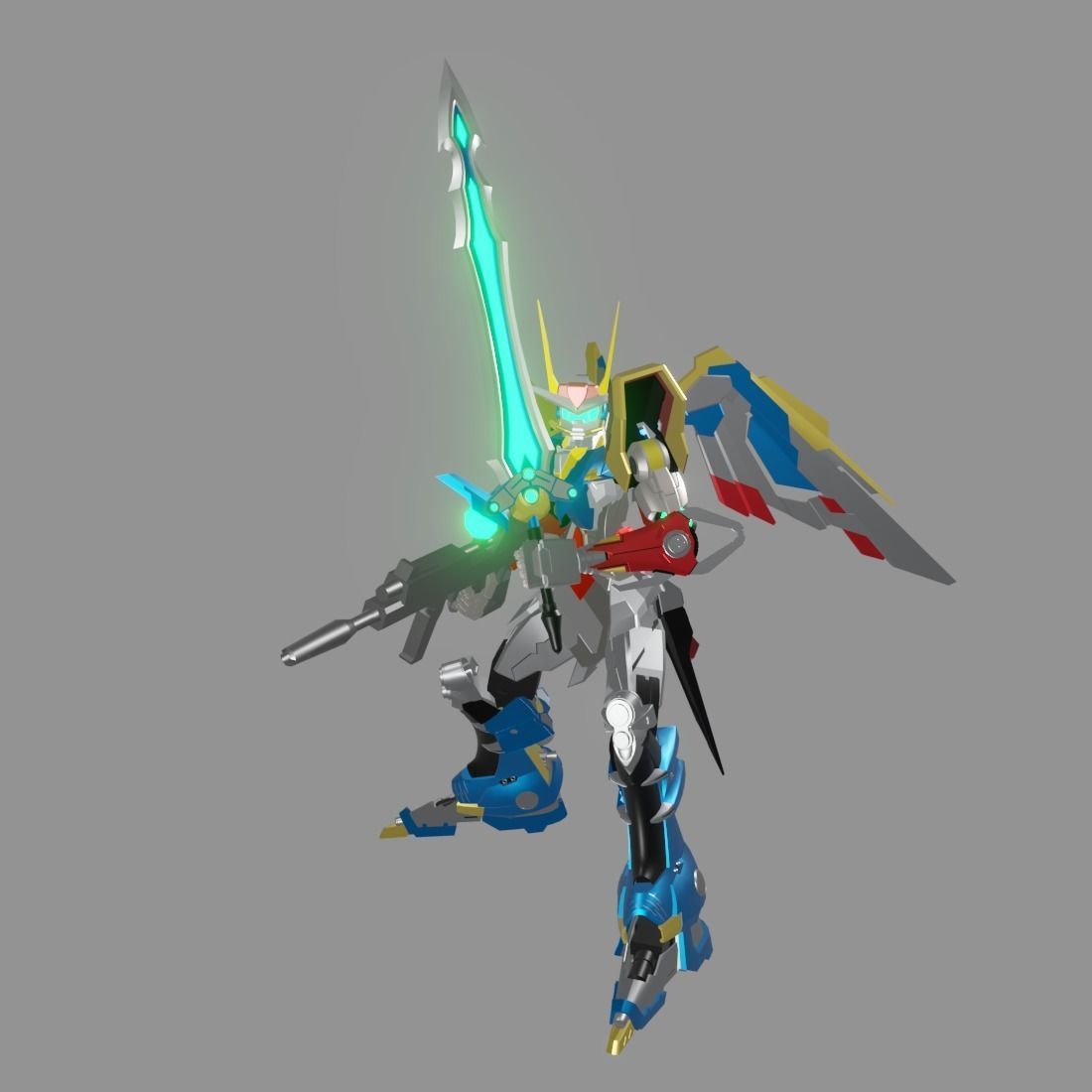 The Mecha Attacker 9 3D model_1
