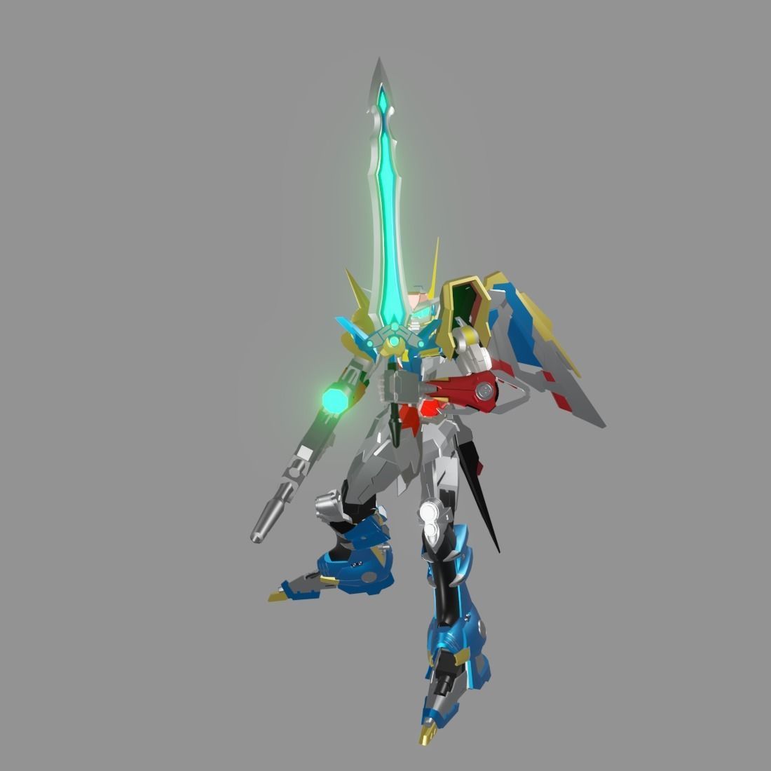 The Mecha Attacker 9 3D model_5