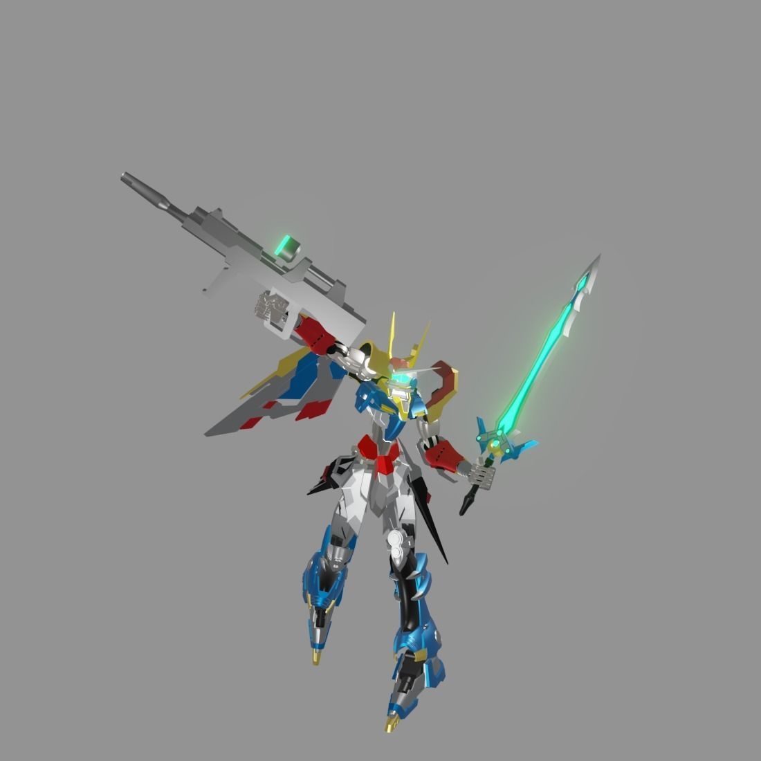 The Mecha Attacker 9 3D model_19