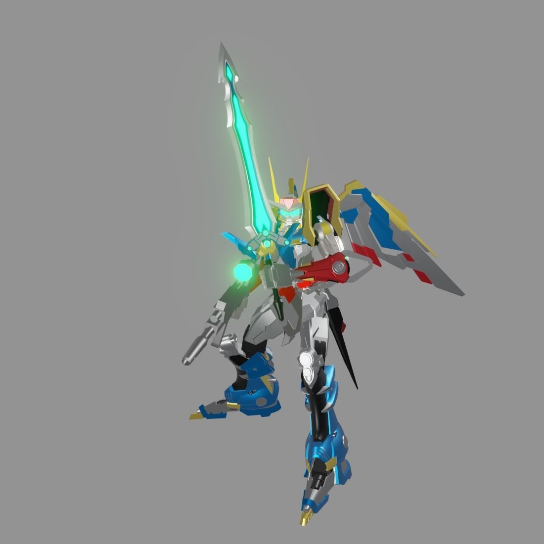 The Mecha Attacker 9 3D model_3