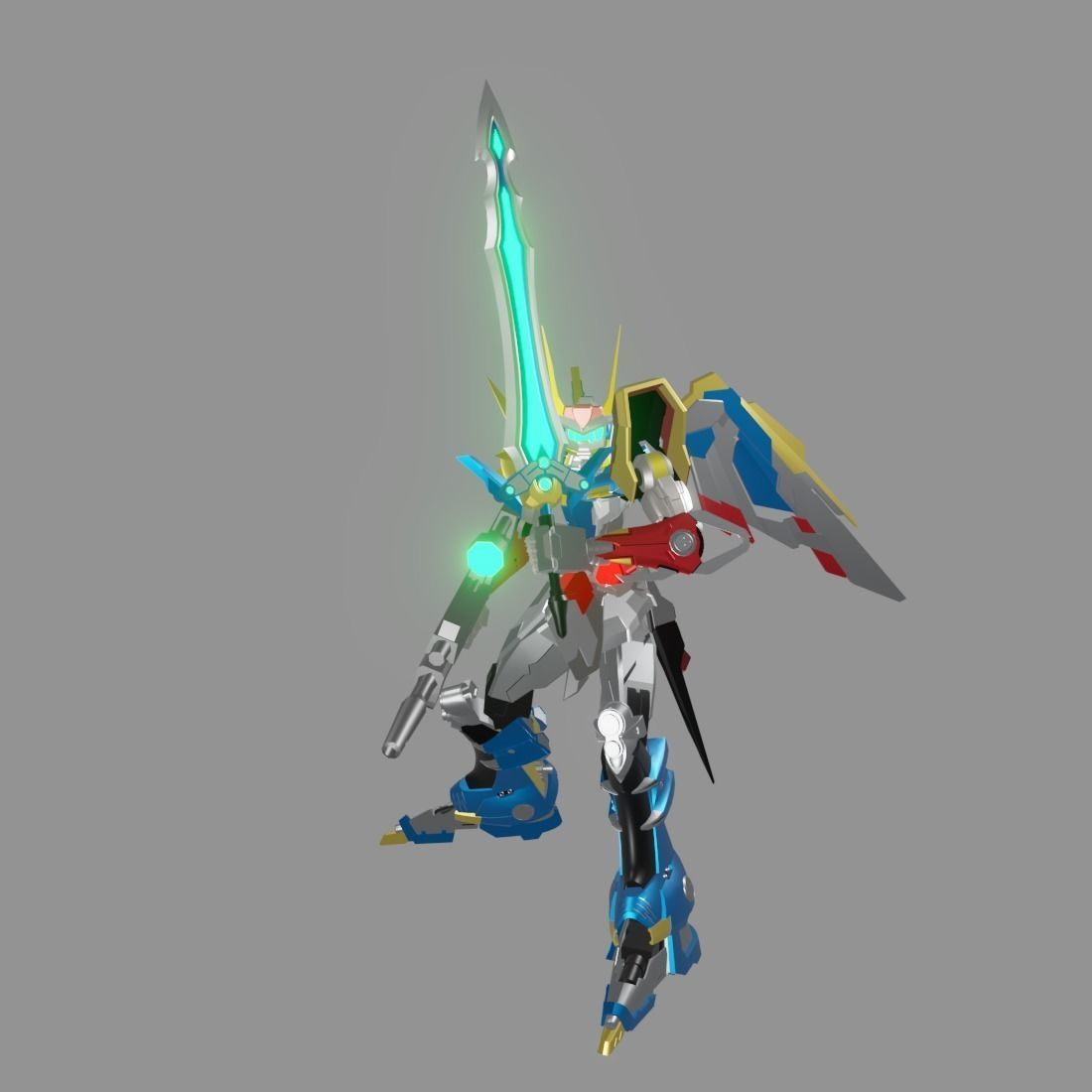 The Mecha Attacker 9 3D model_4