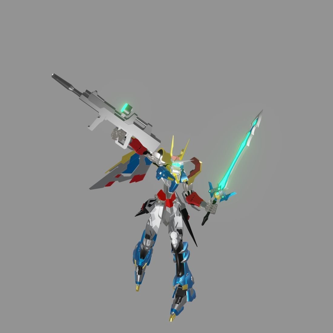 The Mecha Attacker 9 3D model_15