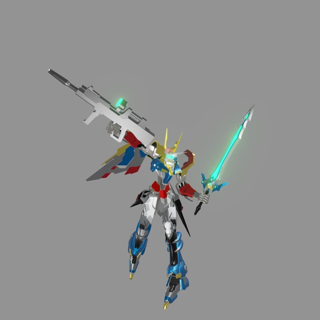 The Mecha Attacker 9 3D model_14