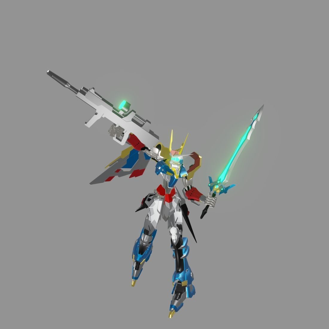 The Mecha Attacker 9 3D model_13