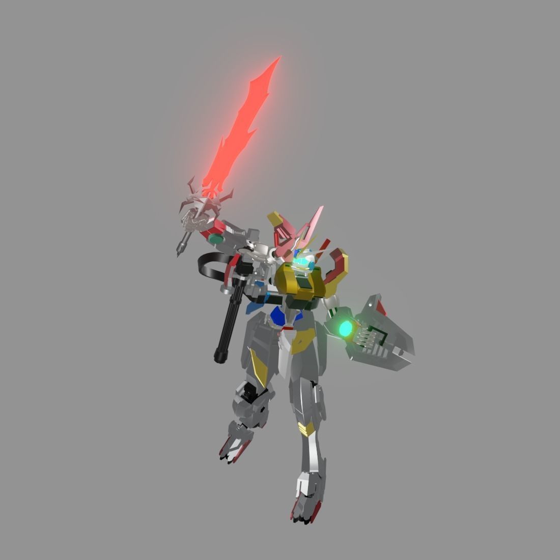 The Mecha Attacker 5 3D model_11