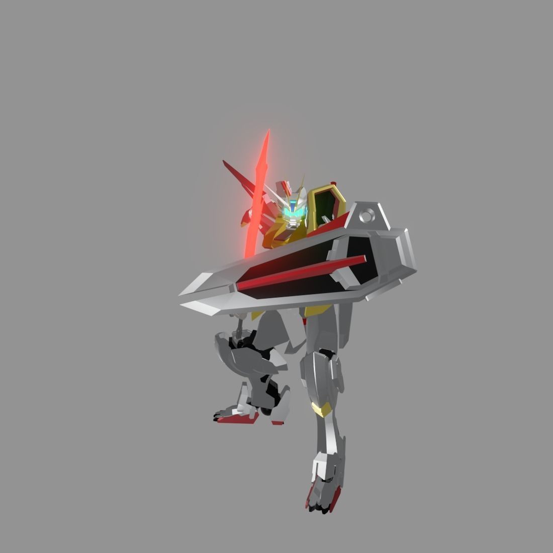 The Mecha Attacker 5 3D model_2