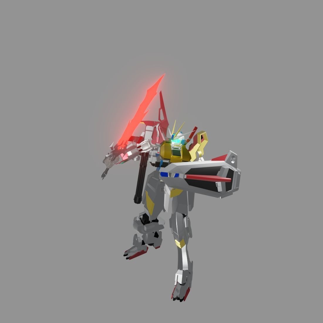 The Mecha Attacker 5 3D model_8