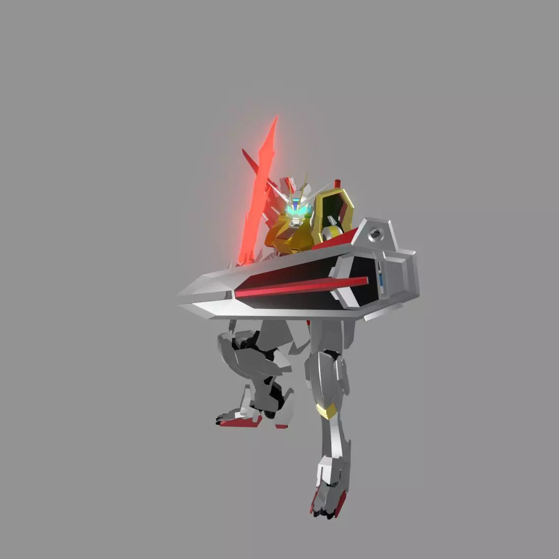 The Mecha Attacker 5 3D model_0