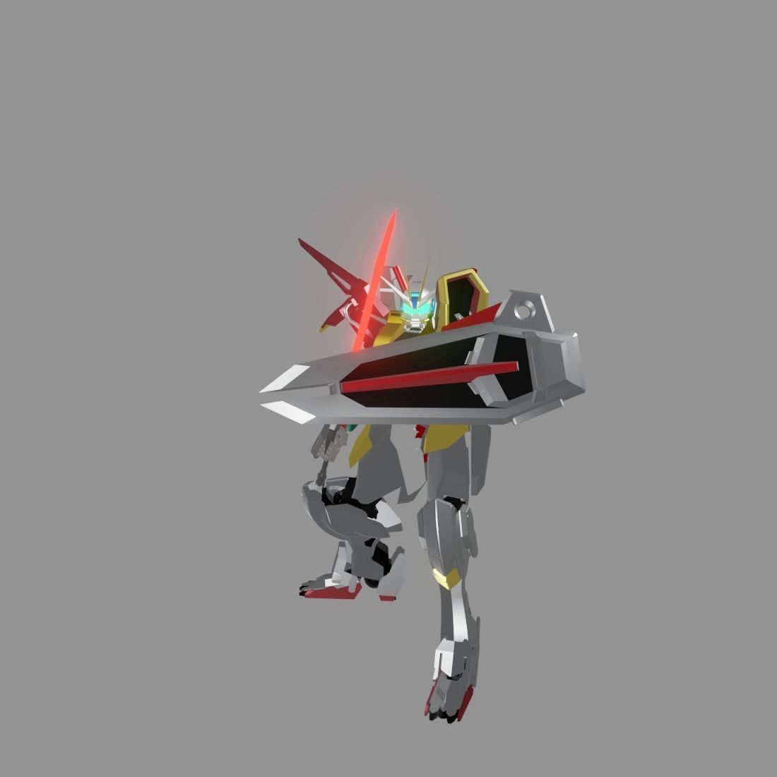 The Mecha Attacker 5 3D model_4