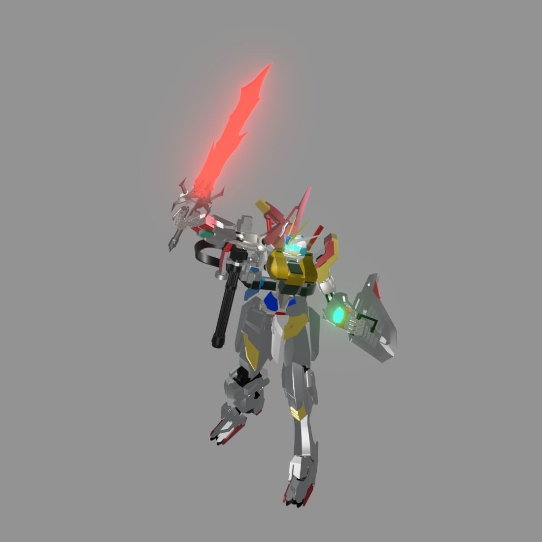 The Mecha Attacker 5 3D model_10