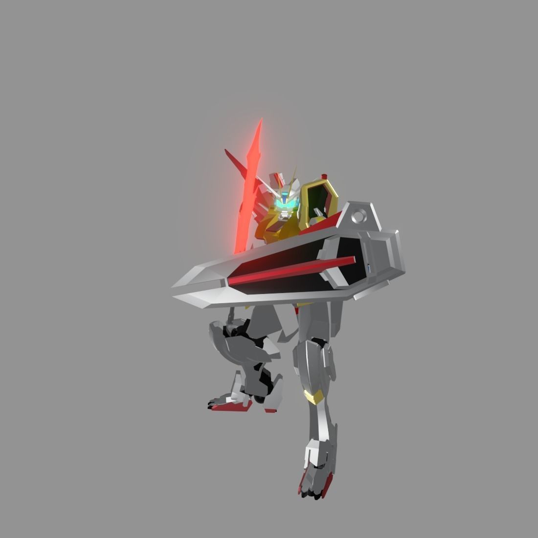 The Mecha Attacker 5 3D model_1