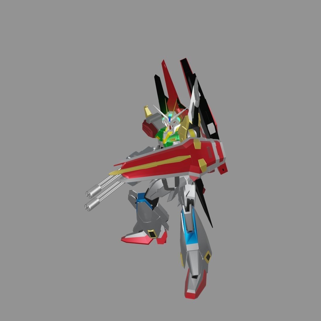 The Mecha Attacker 25 3D model_1