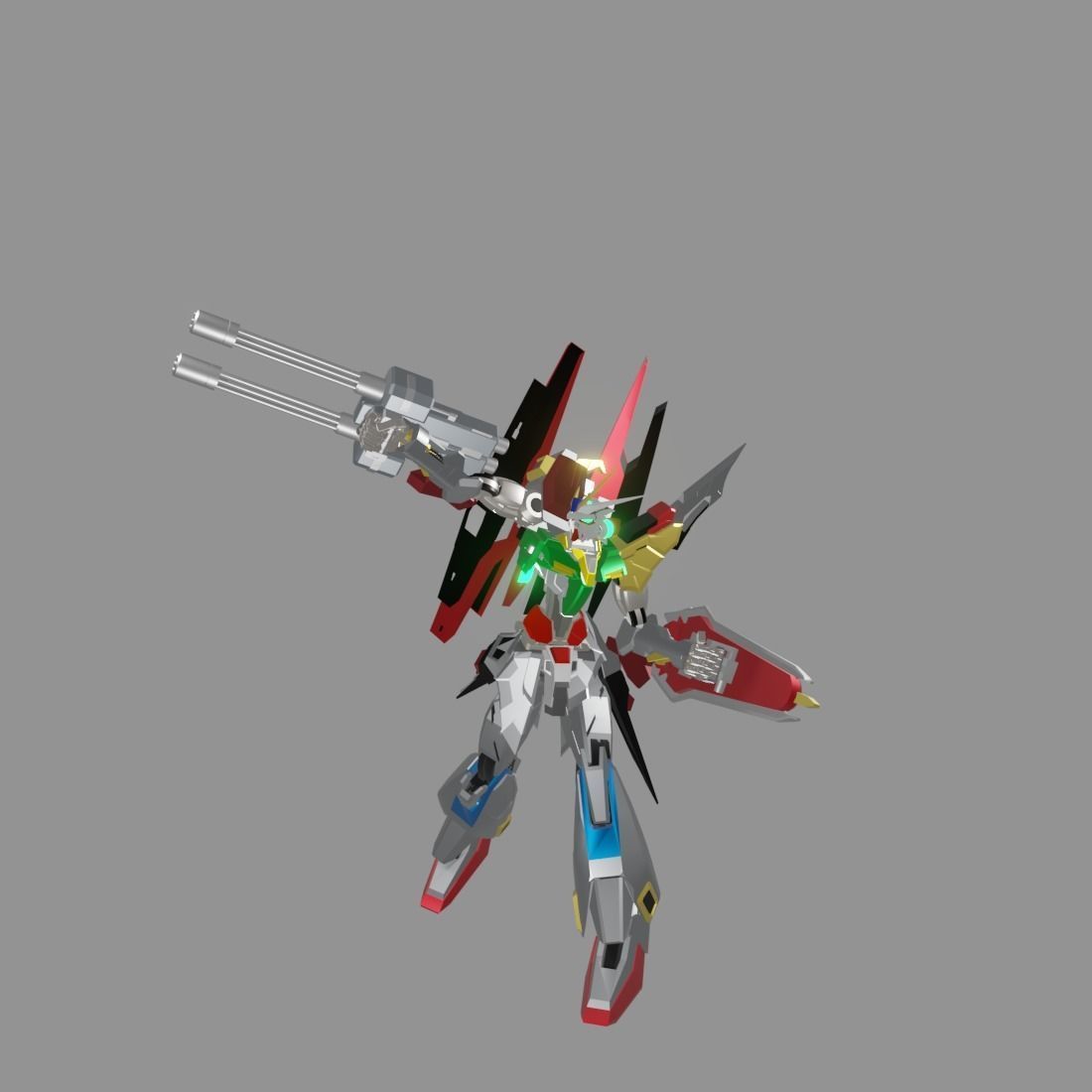 The Mecha Attacker 25 3D model_12