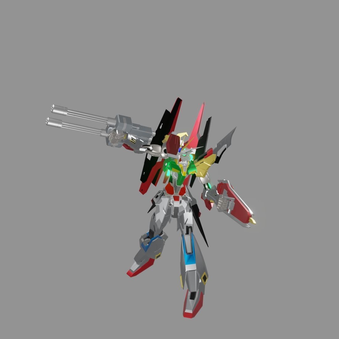 The Mecha Attacker 25 3D model_10