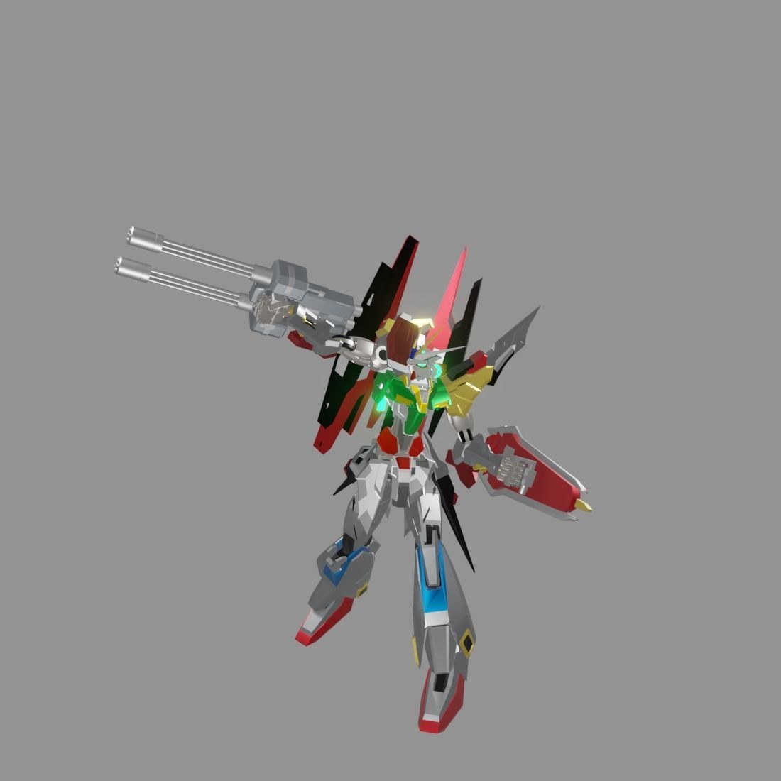 The Mecha Attacker 25 3D model_11