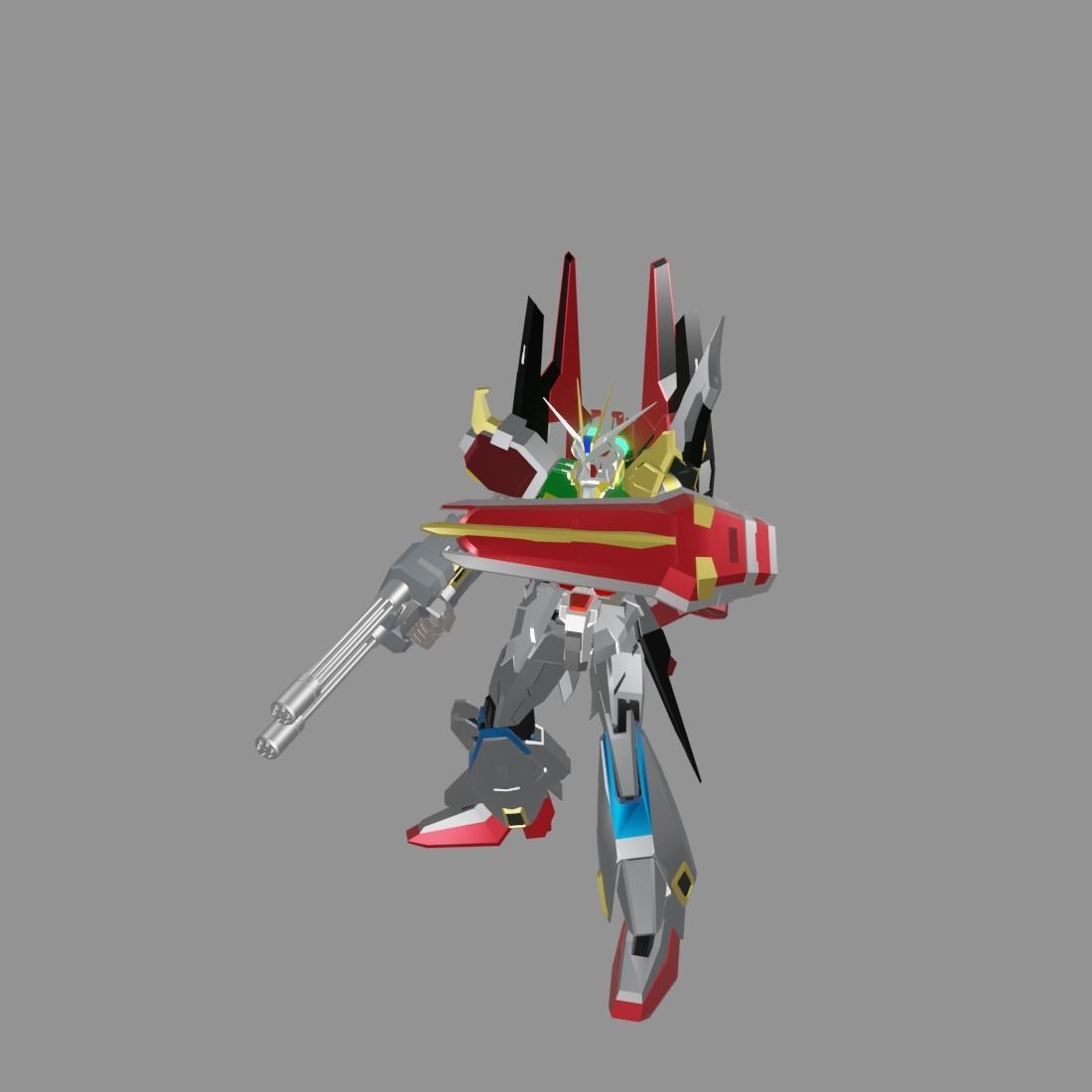 The Mecha Attacker 25 3D model_6