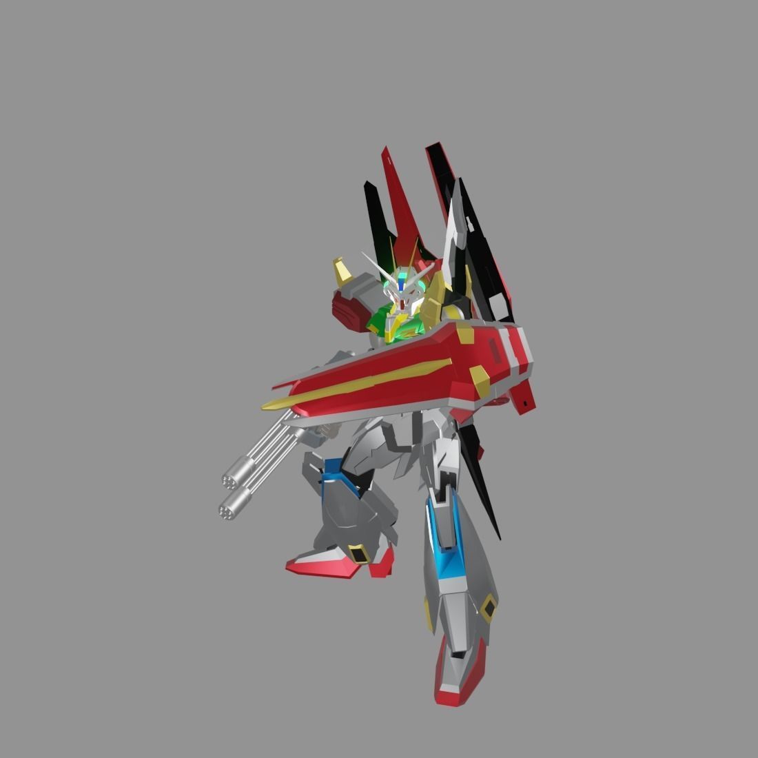 The Mecha Attacker 25 3D model_2