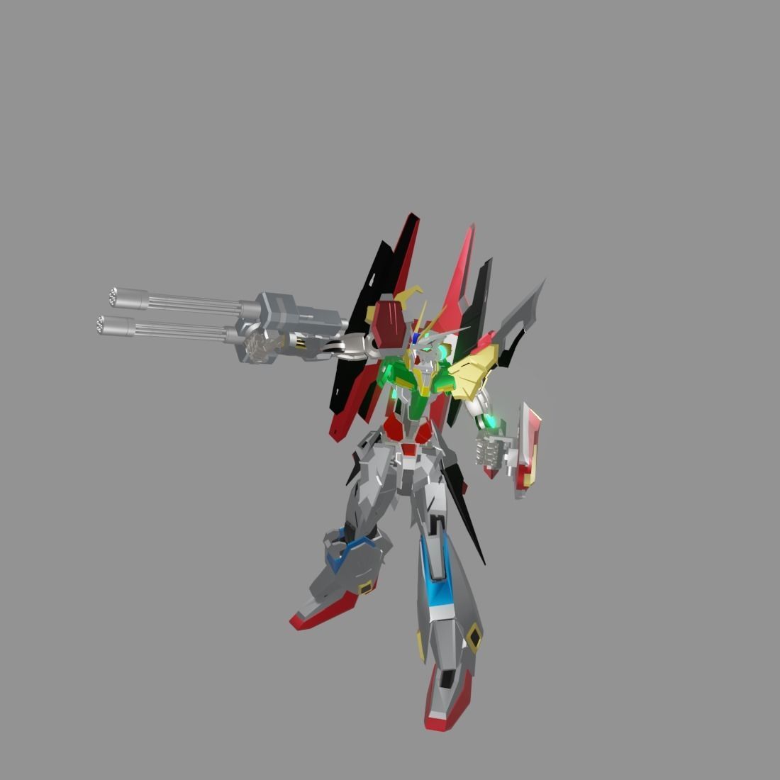 The Mecha Attacker 25 3D model_9