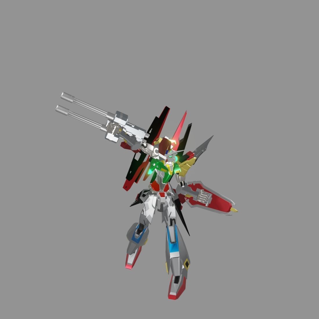 The Mecha Attacker 25 3D model_14