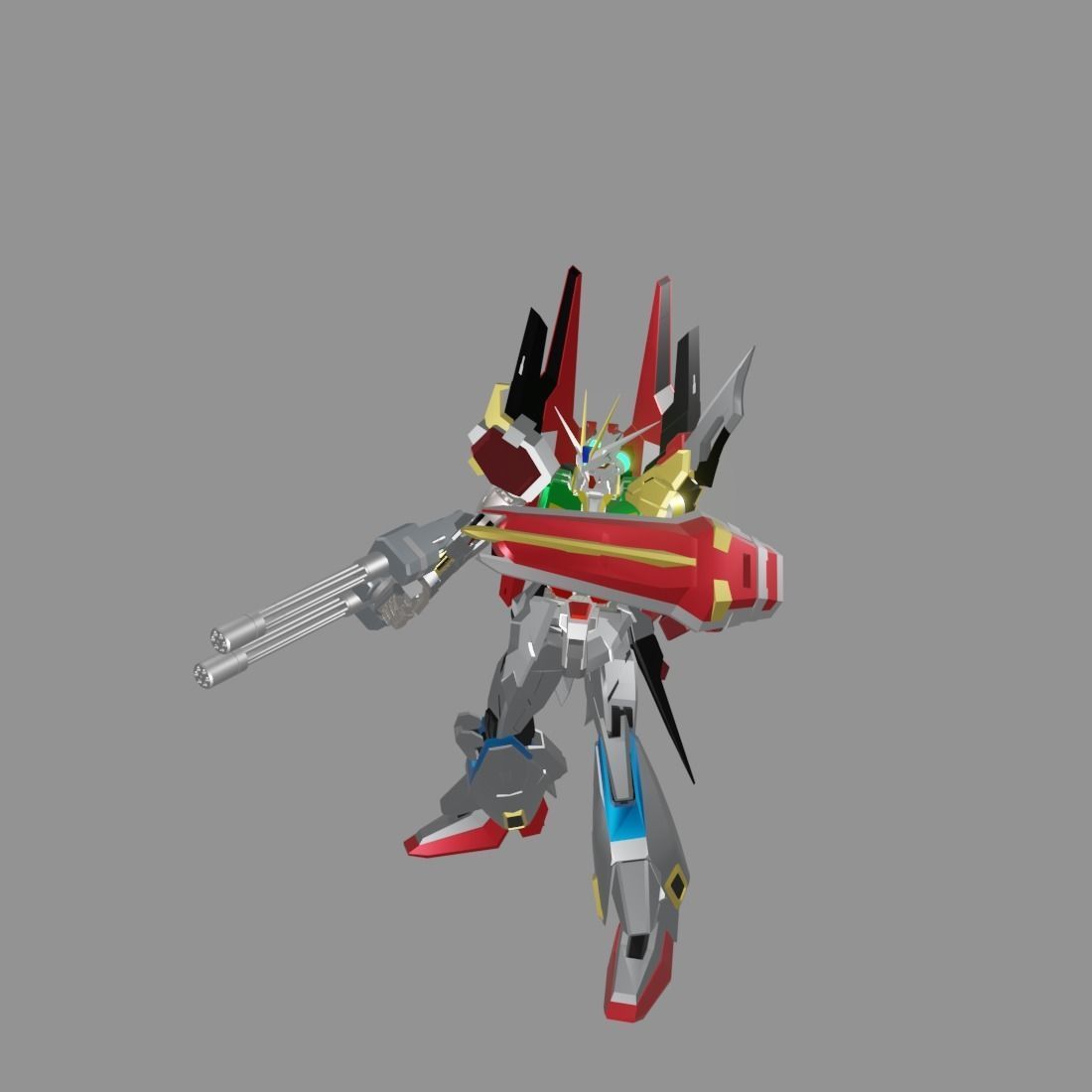 The Mecha Attacker 25 3D model_7