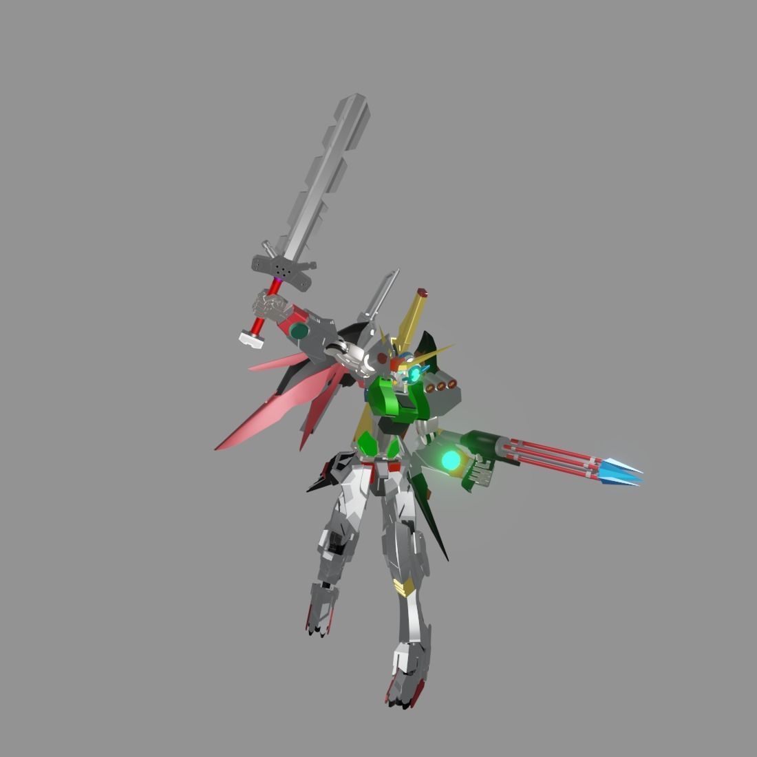 The Mecha Attacker 24 3D model_15
