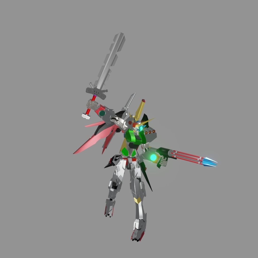 The Mecha Attacker 24 3D model_16