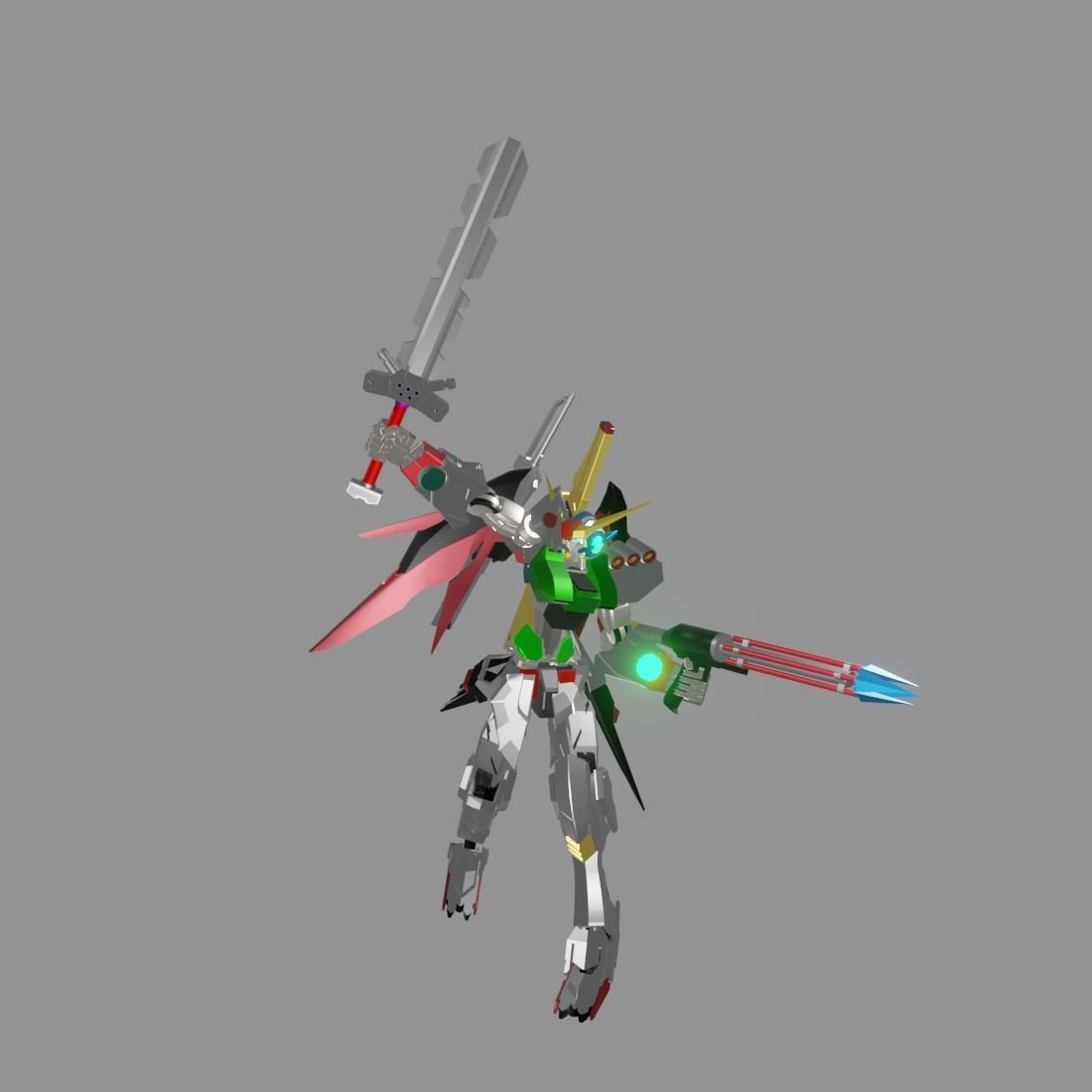 The Mecha Attacker 24 3D model_17