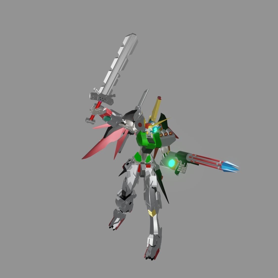 The Mecha Attacker 24 3D model_11