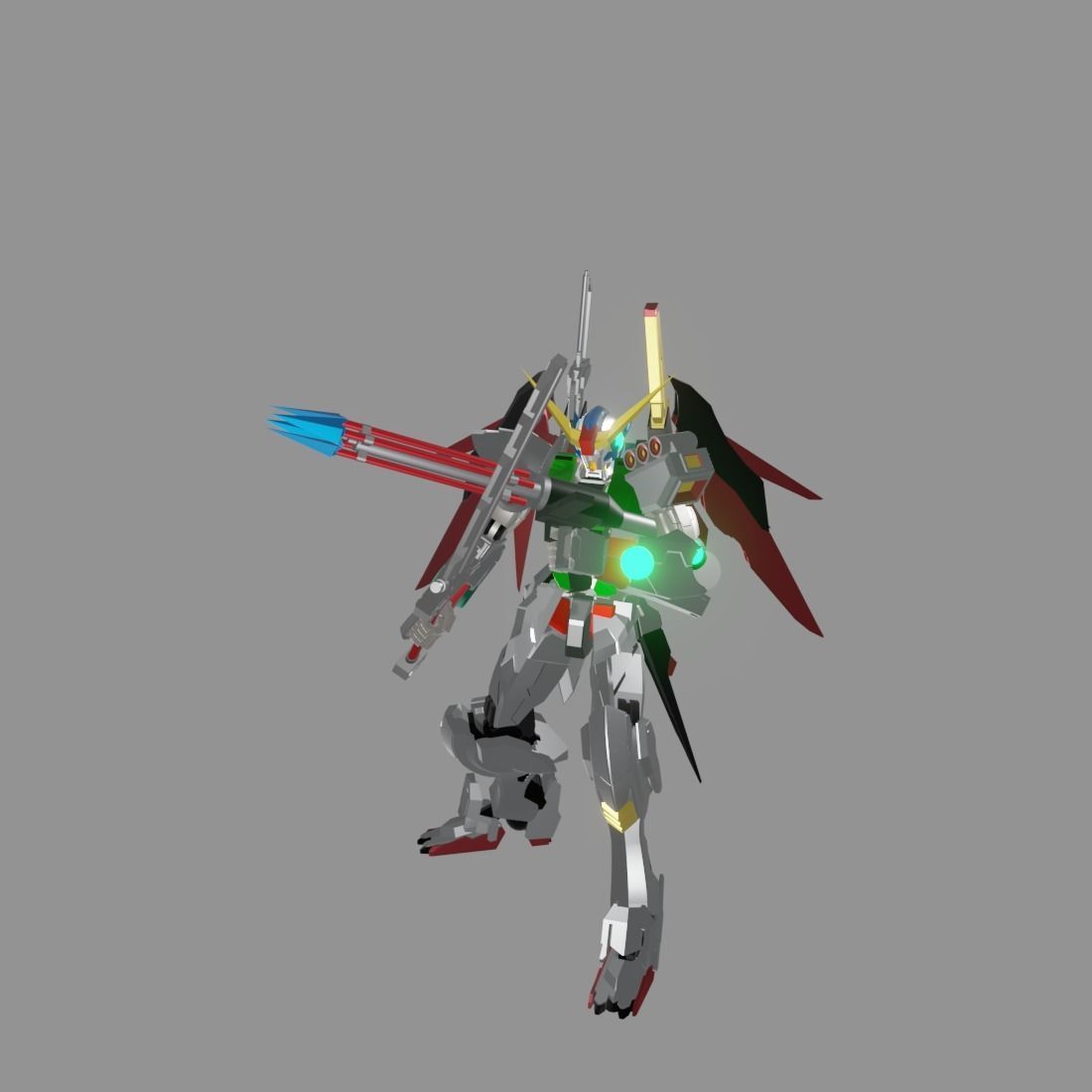 The Mecha Attacker 24 3D model_6