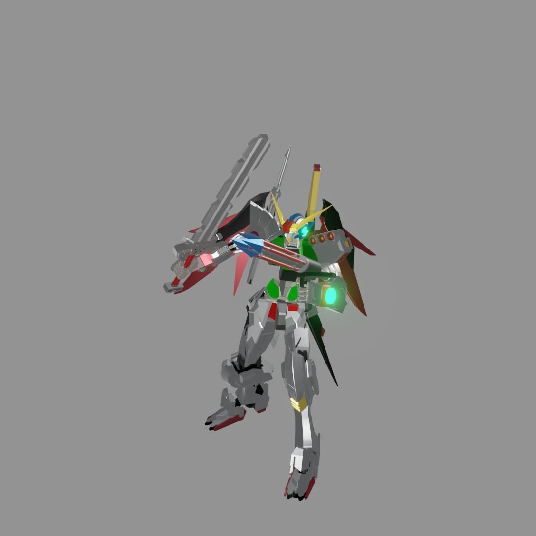 The Mecha Attacker 24 3D model_8