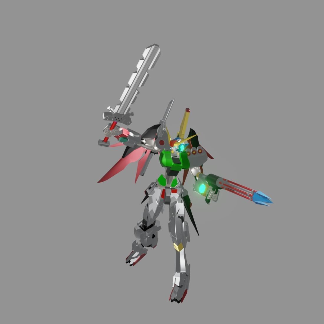 The Mecha Attacker 24 3D model_10