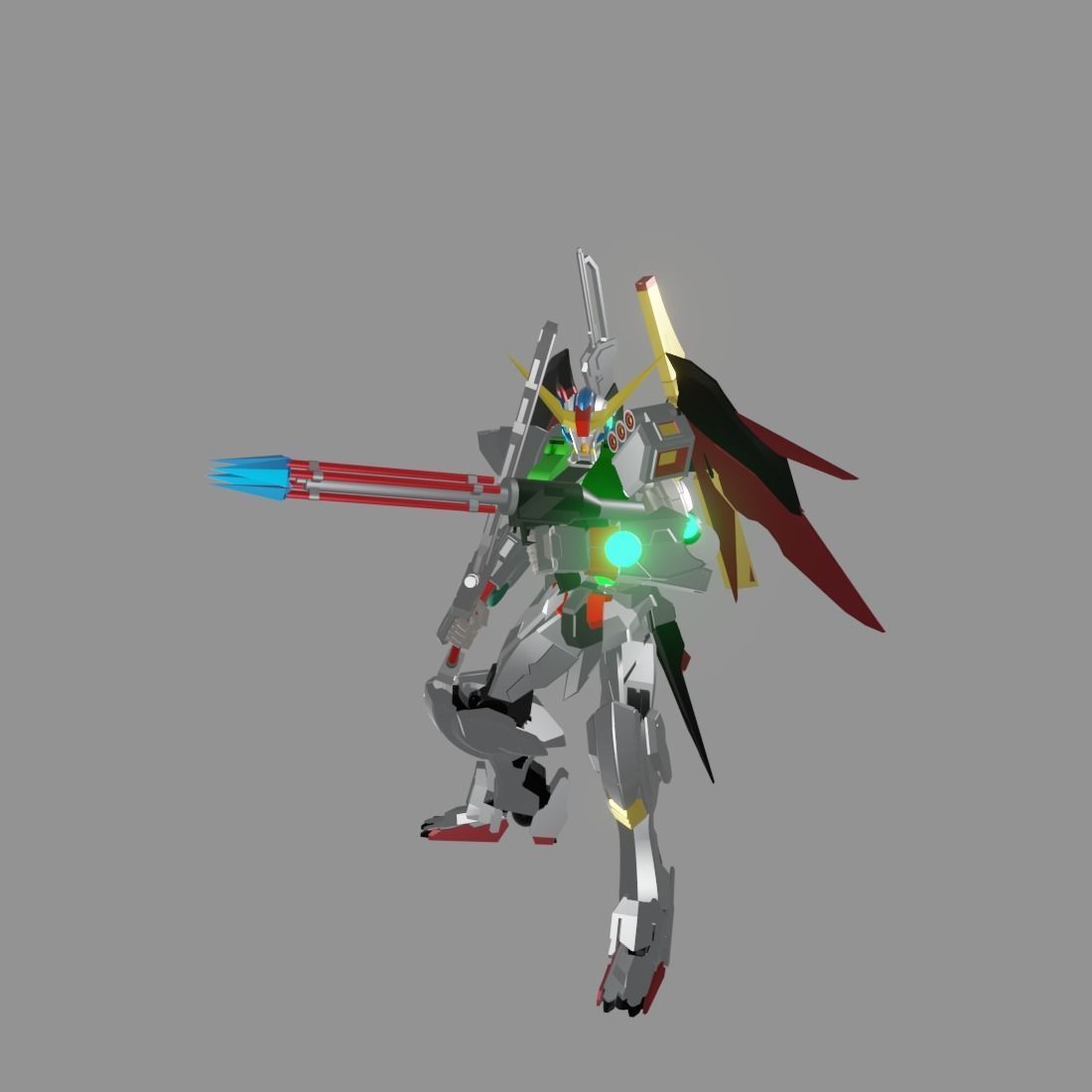 The Mecha Attacker 24 3D model_4
