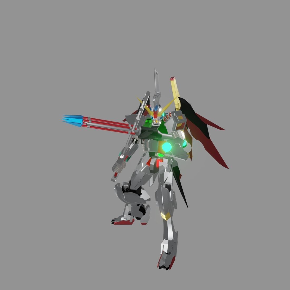 The Mecha Attacker 24 3D model_5