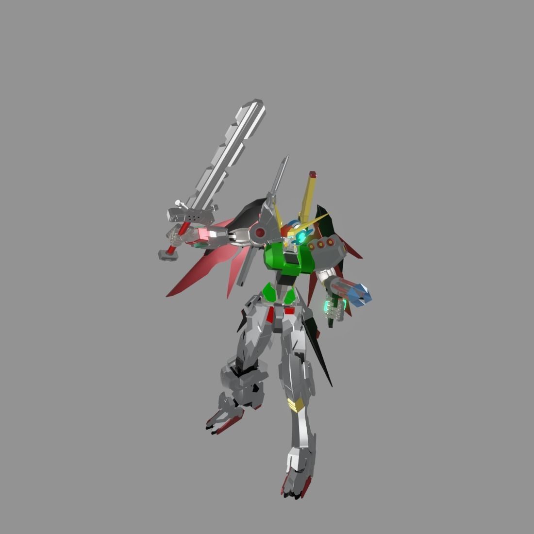 The Mecha Attacker 24 3D model_9