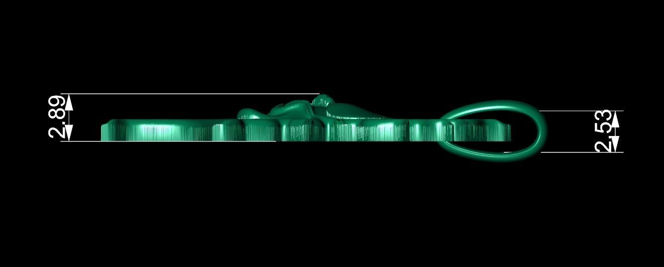 Sun 01 Pendant 3D print model_7