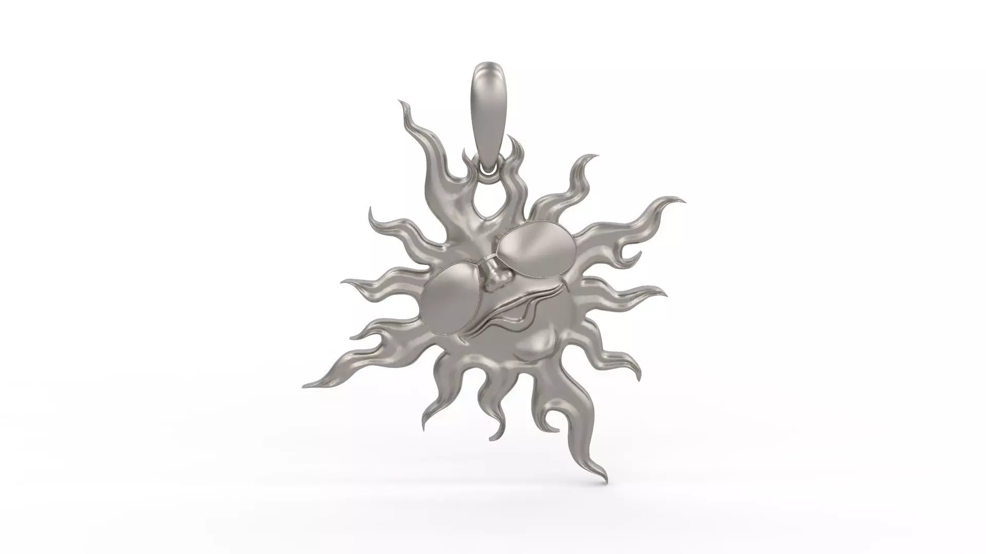 Sun 01 Pendant 3D print model_0