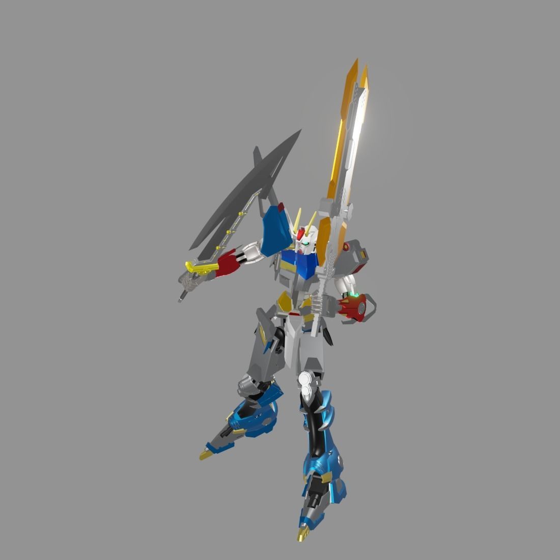 The Mecha Attacker 23 3D model_8