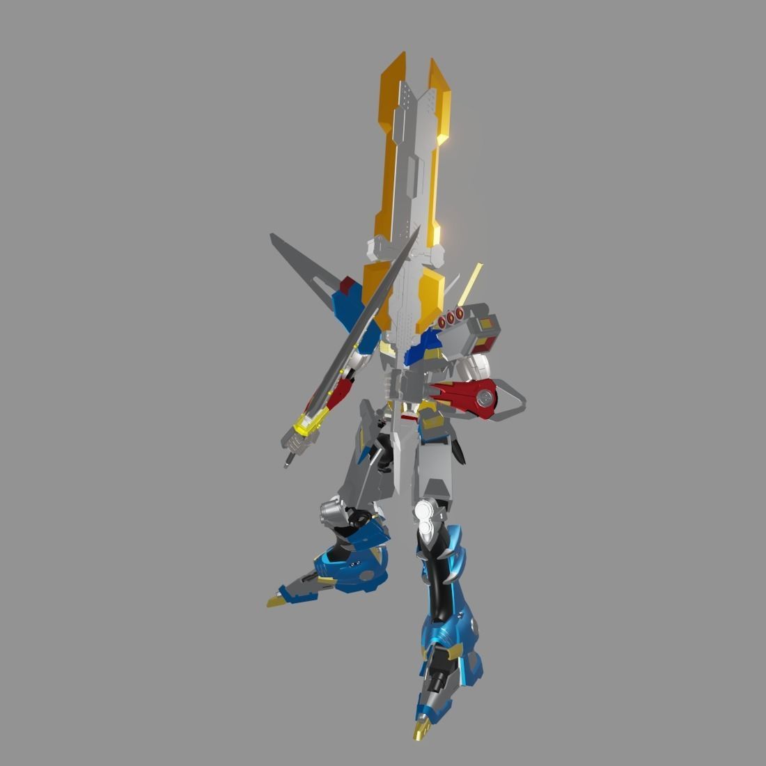 The Mecha Attacker 23 3D model_6