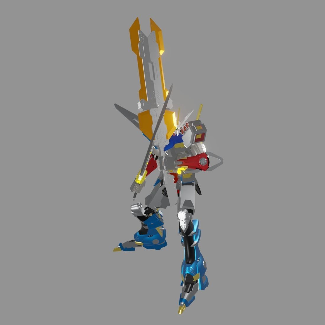 The Mecha Attacker 23 3D model_4