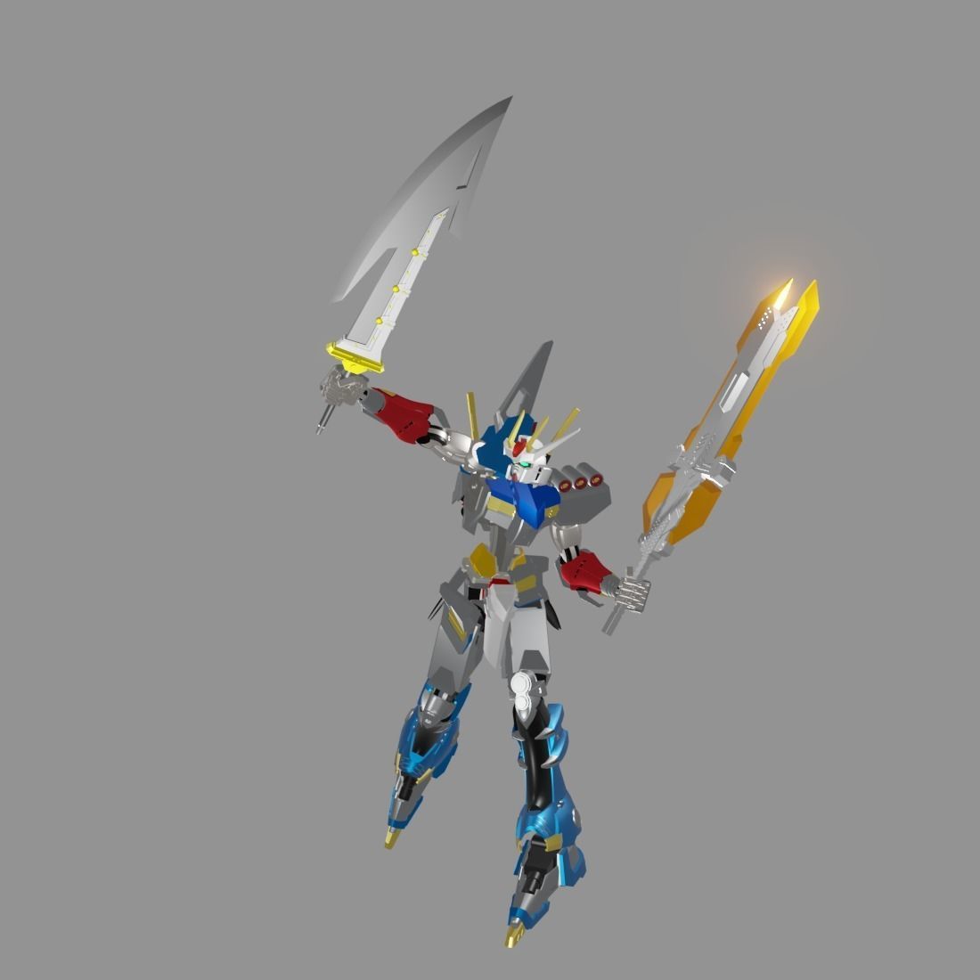 The Mecha Attacker 23 3D model_12