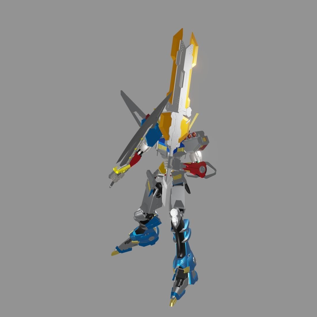 The Mecha Attacker 23 3D model_7